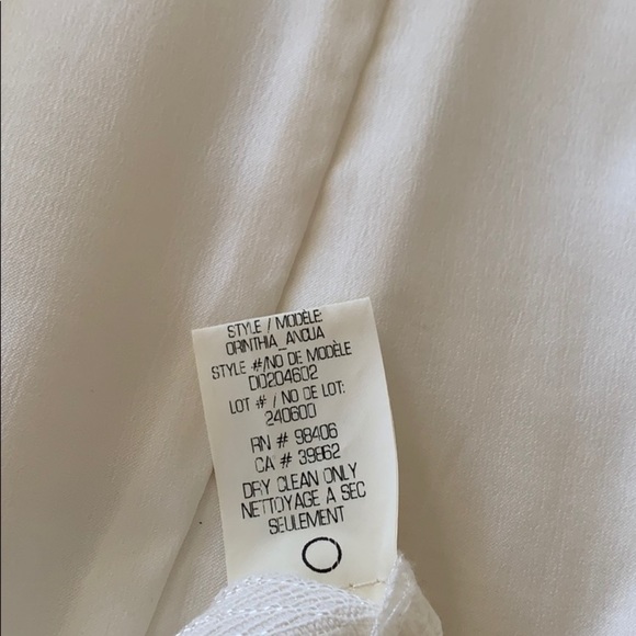 Theory Orinthia Cap-Sleeve Dress (white) - Picture 8 of 9